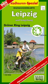 Radwanderkarte Leipzig und Umgebung