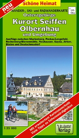 Wander- Ski- und Radwanderkarte Osterzgebirge, Kurort Seiffen, Olbernhau und Umgebung