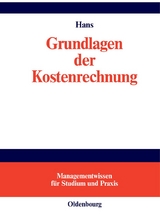 Grundlagen der Kostenrechnung - Lothar Hans