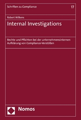 Internal Investigations -  Robert Wilkens