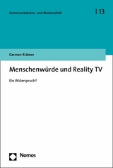 Menschenwürde und Reality TV -  Carmen Krämer