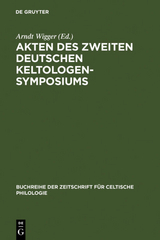 Akten des zweiten deutschen Keltologen-Symposiums - 