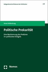 Politische Prekarität -  Anna Hollendung