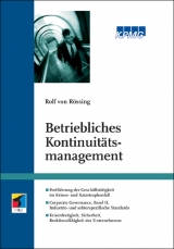 Betriebliches Kontinuitätsmanagement - Rolf von Rössing