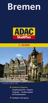 ADAC StadtPlan Bremen 1:20 000