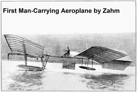 First Man-Carrying Aeroplane -  A. F. Zahm