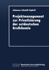 Projektmanagement zur Privatisierung der ostdeutschen Großchemie