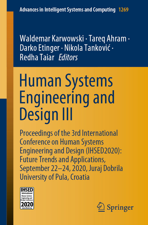 Human Systems Engineering and Design III - 