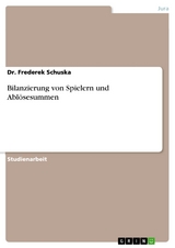 Bilanzierung von Spielern und Ablösesummen - Dr. Frederek Schuska