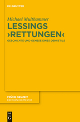 Lessings 'Rettungen' - Michael Multhammer