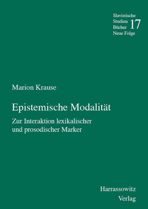 Epistemische Modalität -  Marion Krause