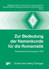 Zur Bedeutung der Namenkunde für die Romanistik - 