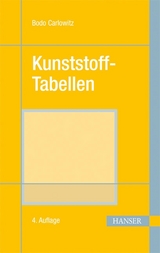 Kunststoff-Tabellen - Carlowitz, Bodo