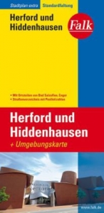 Falk Stadtplan Extra Standardfaltung Herford und Hiddenhausen mit Ortsteilen von - 