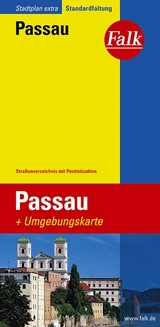 Falk Stadtplan Extra Standardfaltung Passau 1:17 500