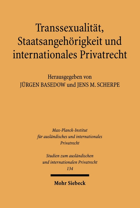 Transsexualität, Staatsangehörigkeit und internationales Privatrecht - 