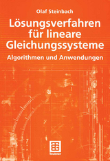 Lösungsverfahren für lineare Gleichungssysteme - Olaf Steinbach