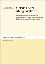 Ohr und Auge – Klang und Form - Arne Stollberg