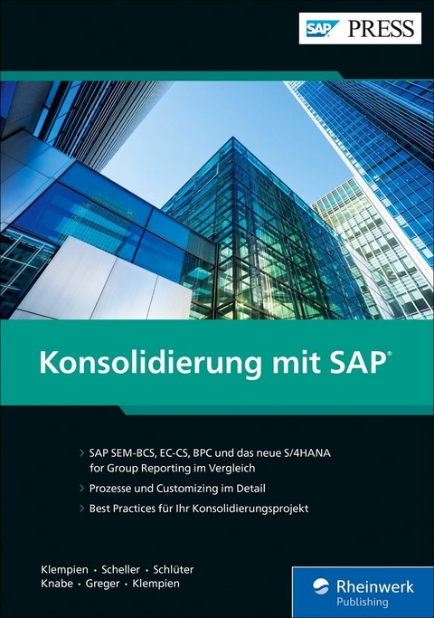 Konsolidierung mit SAP -  Jens-Uwe Klempien,  Frank Scheller,  Ulrich Schlüter,  Dana Knabe,  Eric Greger,  Nora Klempien