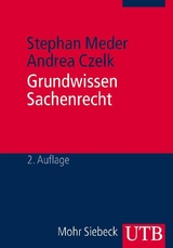 Grundwissen Sachenrecht - Stephan Meder, Andrea Czelk