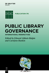 Public Library Governance - 