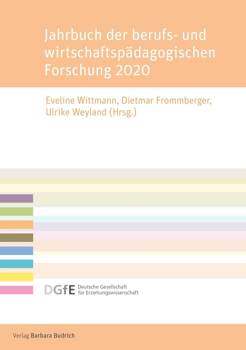 Jahrbuch der berufs- und wirtschaftspädagogischen Forschung 2020 - 