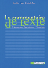 Le commentaire de texte - Joachim Haas, Danielle Tanc