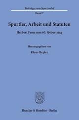 Sportler, Arbeit und Statuten. - 