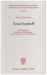 Ernst Forsthoff. - 