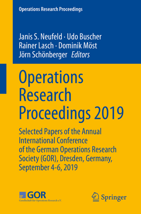 Operations Research Proceedings 2019 - 