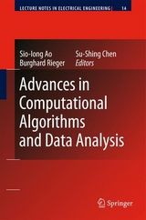 Advances in Computational Algorithms and Data Analysis - Sio-Iong Ao, Burghard B. Rieger, Su-shing Chen