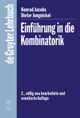 Einführung in die Kombinatorik - Konrad Jacobs, Dieter Jungnickel