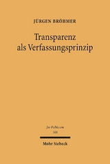 Transparenz als Verfassungsprinzip - Jürgen Bröhmer