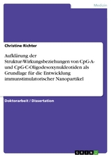 Aufklärung der Struktur-Wirkungsbeziehungen von CpG-A- und CpG-C-Oligodesoxynukleotiden als Grundlage für die Entwicklung immunstimulatorischer Nanopartikel - Christine Richter