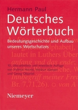Deutsches Wörterbuch - Paul, Hermann; Henne, Helmut; Kämper-Jensen, Heidrun; Objartel, Georg