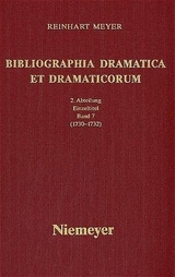 Reinhart Meyer: Bibliographia Dramatica et Dramaticorum. Einzelbände 1700-1800 / 1730-1732 - Reinhart Meyer