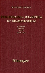 Reinhart Meyer: Bibliographia Dramatica et Dramaticorum. Einzelbände 1700-1800 / 1734-1736 - Reinhart Meyer