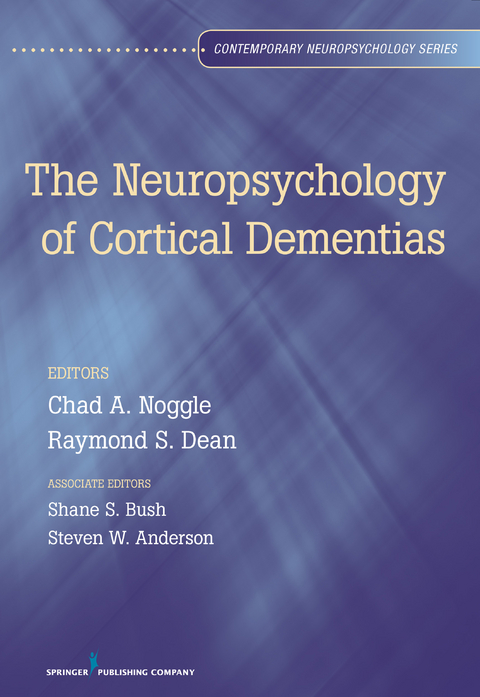 Neuropsychology of Cortical Dementias - LPC PhD  NCC Mary L Anderson