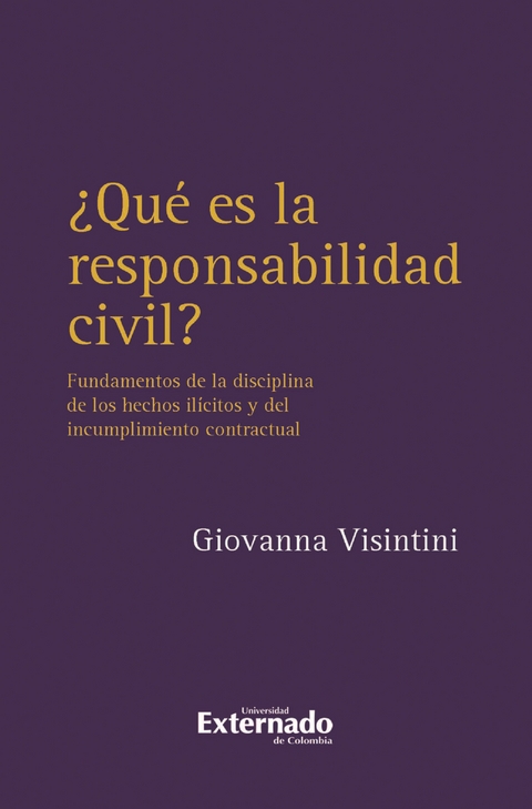 ¿Qué es la responsabilidad civil? - Giovanna Visintini