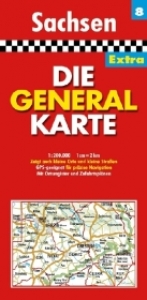 Generalkarte Deutschland Extra. 1:200000 / Sachsen - 