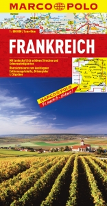 MARCO POLO Länderkarte Frankreich 1:800 000