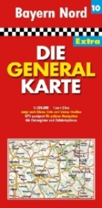 Generalkarte Deutschland Extra. 1:200000 / Bayern Nord - 