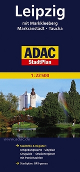 ADAC StadtPlan Leipzig mit Markkleeberg, Markranstädt, Taucha 1:22 500 - 