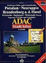 ADAC Stadtatlas Potsdam, Neuruppin, Brandenburg a.d.Havel - 