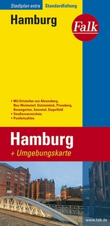 Falk Stadtplan Extra Standardfaltung Hamburg 1:22 500-1:39 000 - 