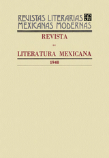 Revista de literatura mexicana, 1940 - Varios Autores