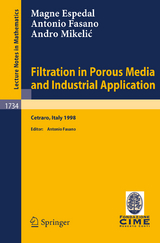 Filtration in Porous Media and Industrial Application - M.S. Espedal, A. Fasano, A. Mikelic