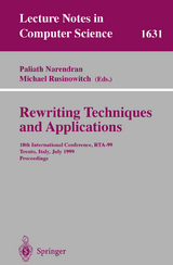 Rewriting Techniques and Applications - 