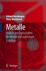 Metalle - Hornbogen, Erhard; Warlimont, Hans