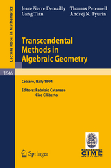 Transcendental Methods in Algebraic Geometry - Jean-Pierre Demailly, Thomas Peternell, Gang Tian, Andrej N. Tyurin
